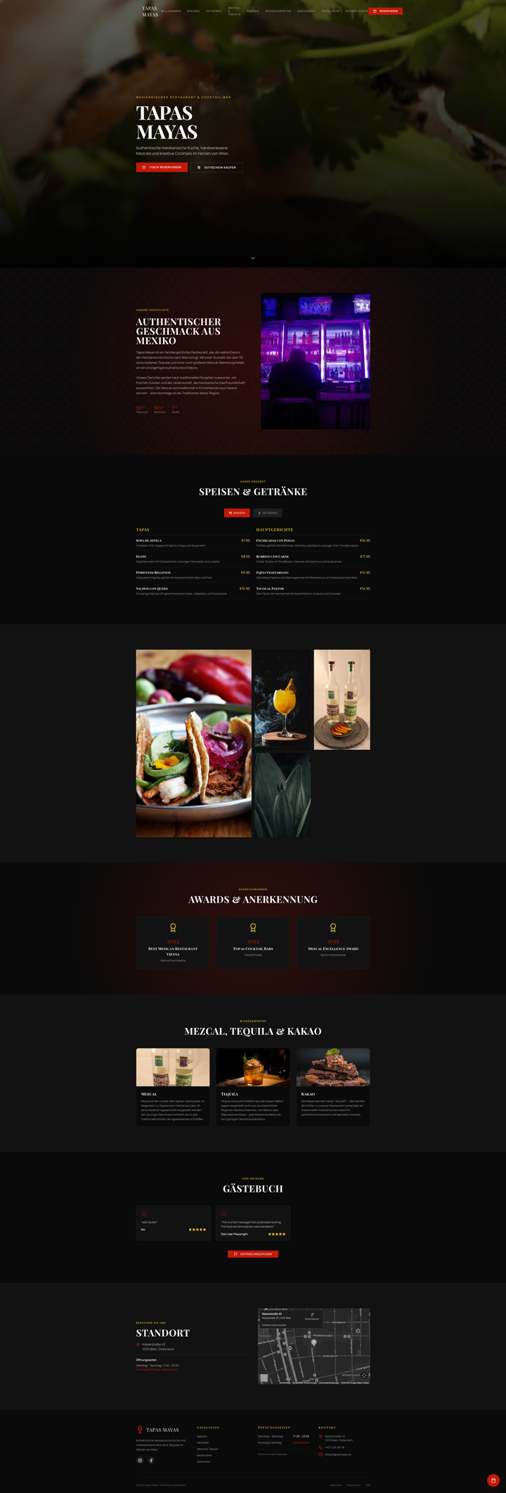 Restaurant Website